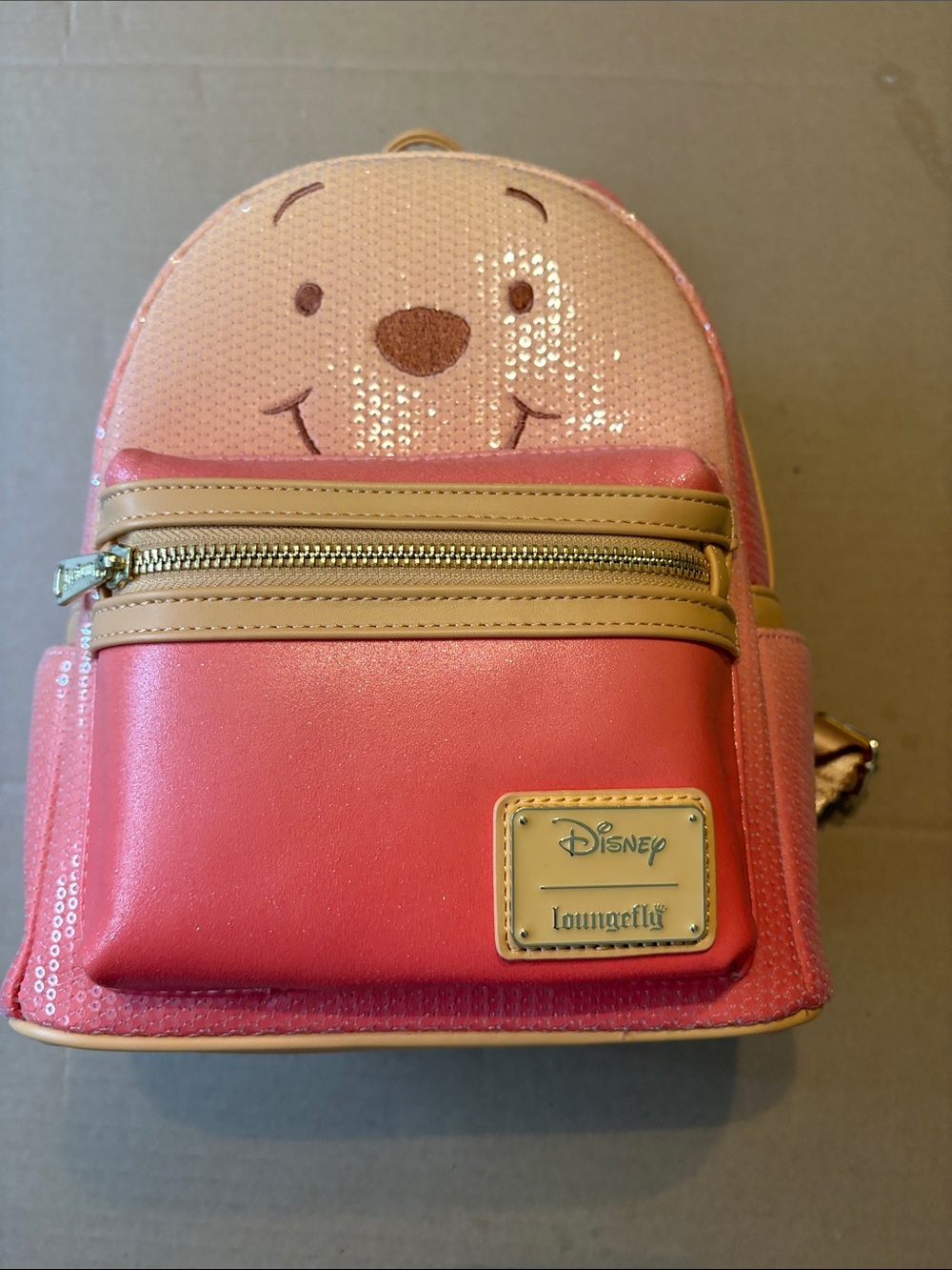 Loungefly Pink & Tan Winnie the Pooh Kids Mini Backpack